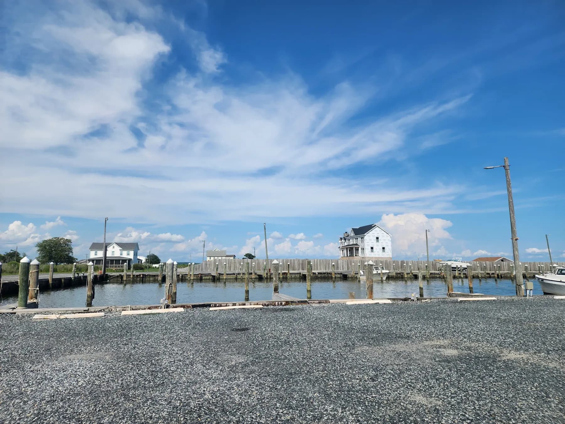 Harbor views on the Chesapeake Bay during a club ride